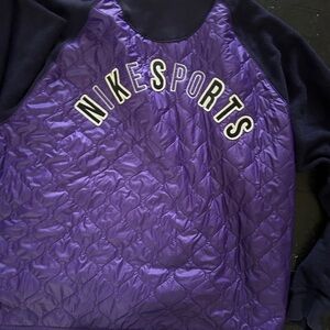 Nike Purple Quilted Sports Top